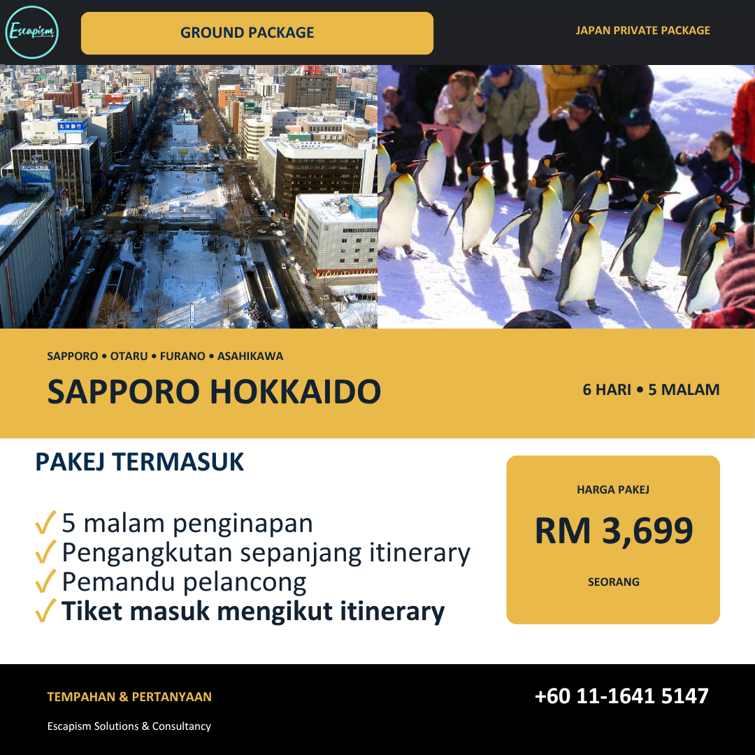 Ground Sapporo Hokkaido package visual